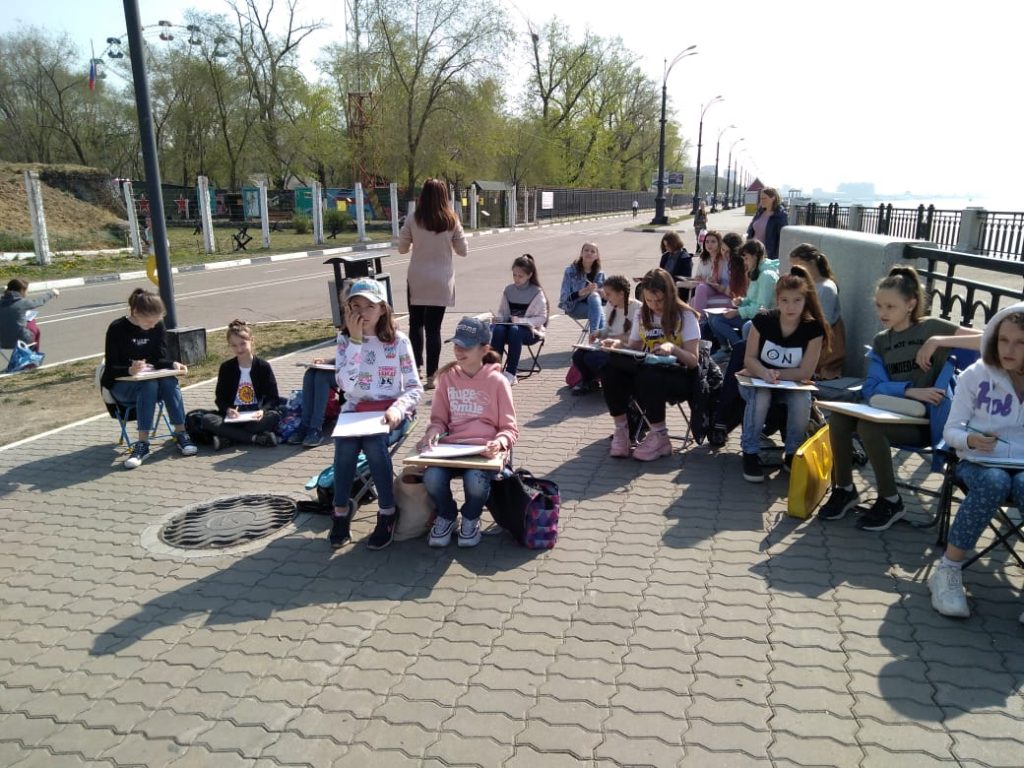 Нарисуй наш город. Пленэр